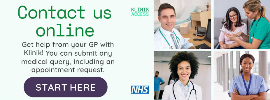 Get help from your GP with Klinik - contact us online for any medical query including an appointment request